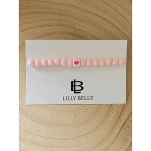 Lilly-Belle // armband kids roze