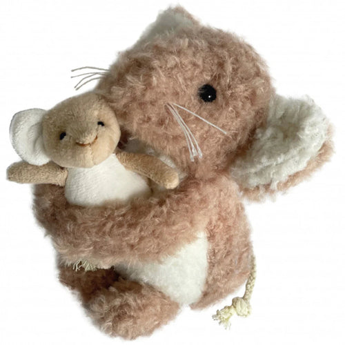Egmont toys // Knuffel: Muis Camelia met baby. 12 cm 0+