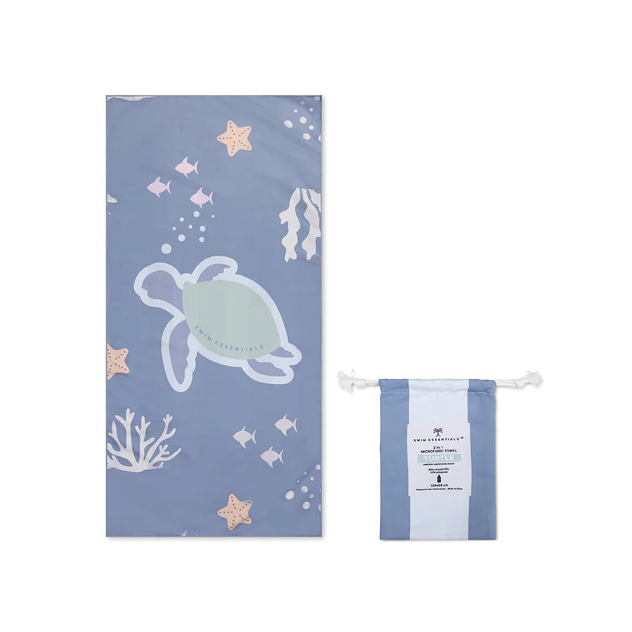 Sea Life | Meerkleurige Microvezel Handdoek 135 x 65 cm - The Essentials