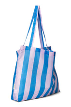 Afbeelding in Gallery-weergave laden, studio noos // powderblue striped grocery bag