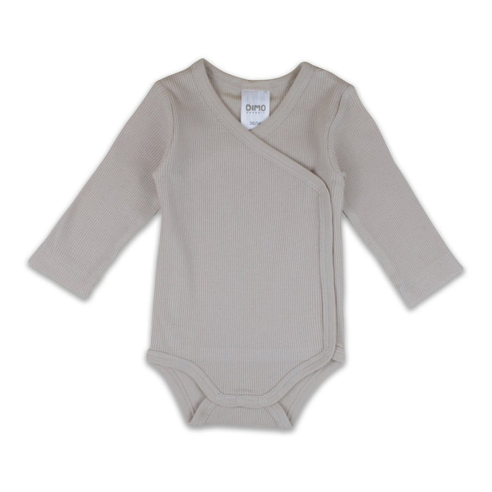natubini  // overslagromper beige rib