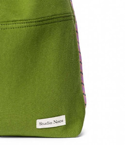 studio noos // green jersey gym bag