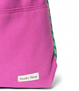 studio noos // pink jersey gym bag