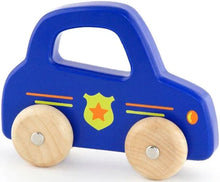 Afbeelding in Gallery-weergave laden, Handy toys // houten politieauto +18 maanden
