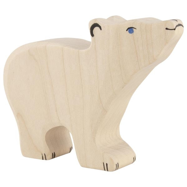 holztiger // ijsbeer klein hoofd omhoog