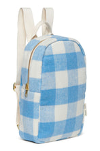 Afbeelding in Gallery-weergave laden, studio noos // mini blue checked backpack