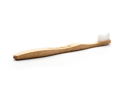 humble brush // bamboe tandenborstel wit
