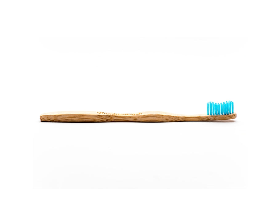 humble brush // bamboe tandenborstel kind blauw